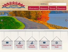 Tablet Screenshot of cityofclintoniowa.us